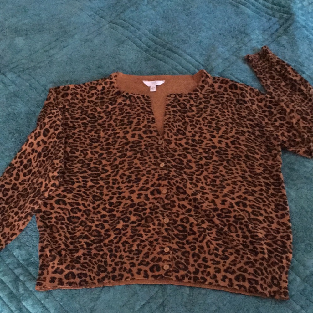 Ladies button up sweater